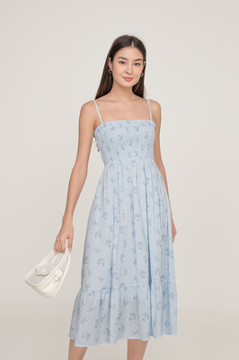 Glasglow Shirred Summer Dress