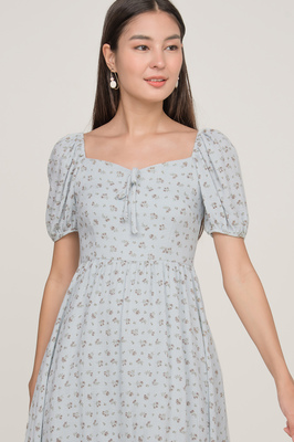 Lucia Floral Puff Sleeve Dress