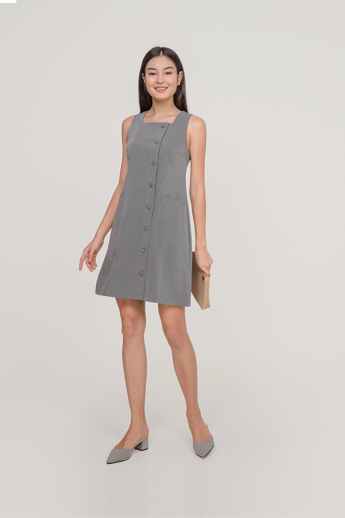 Button 2025 sheath dress