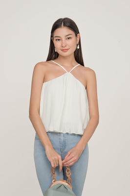 Vienna Pleated Top