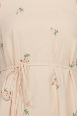 Holly Embroidered Puff Sleeve Dress