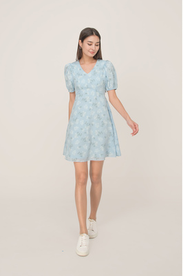 Callalily Puff Sleeve Dress