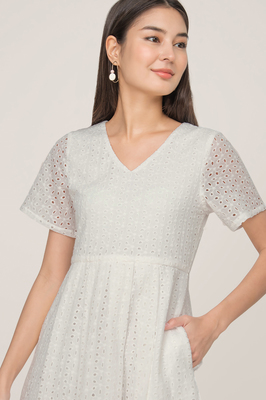 Bleu Broderie Playsuit