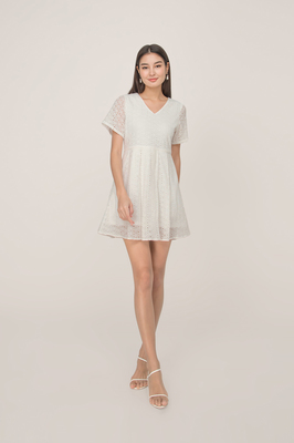 Bleu Broderie Playsuit