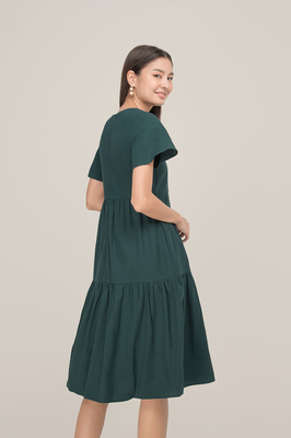 Storie Tiered Pocket Midi Dress