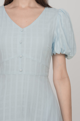 Marlow Textured Puff Sleeve Dress