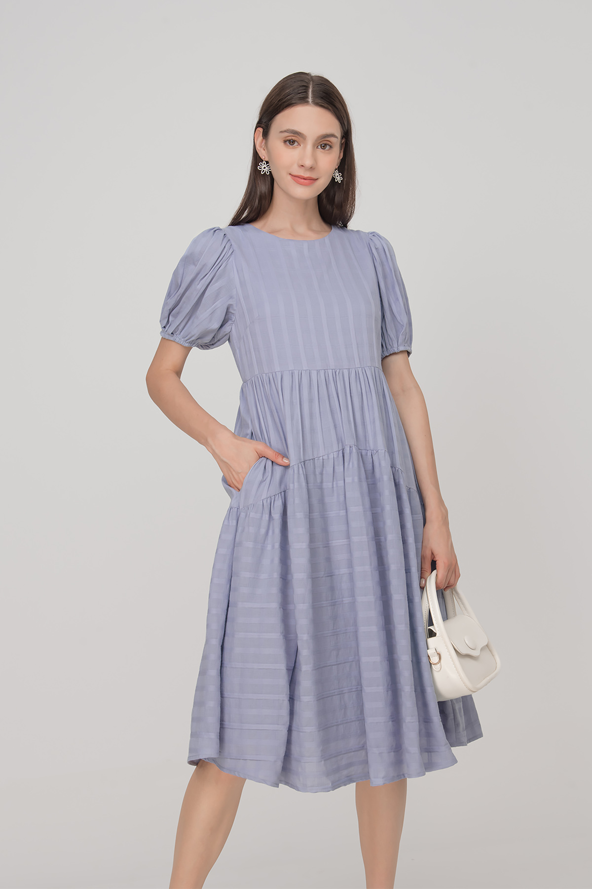 Fayth • Marlow Tiered Pocket Midi Dress