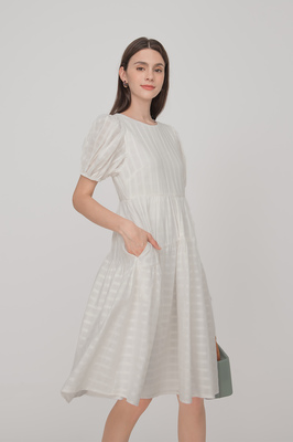Marlow Tiered Pocket Midi Dress