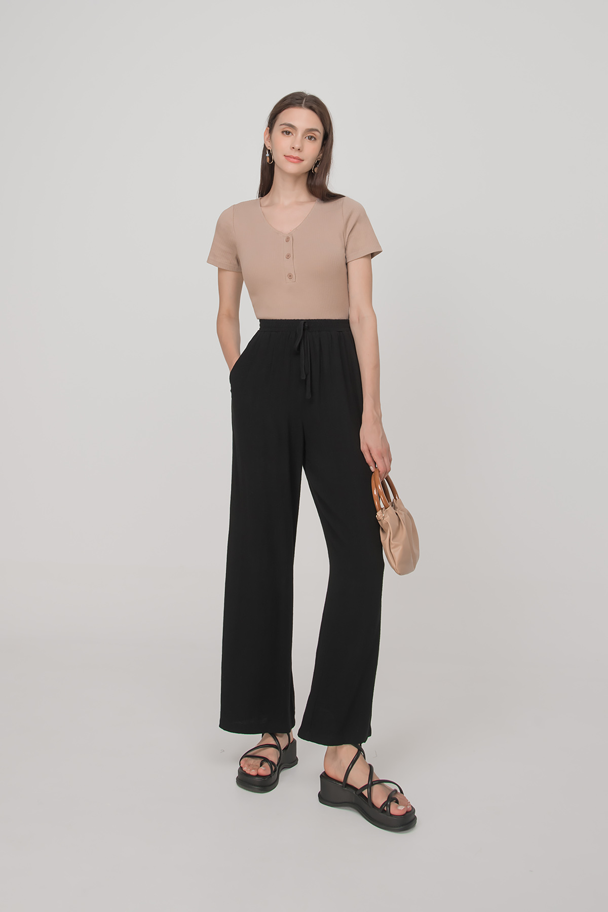 Fayth • Elis Linen Lounge Drawstring Pants