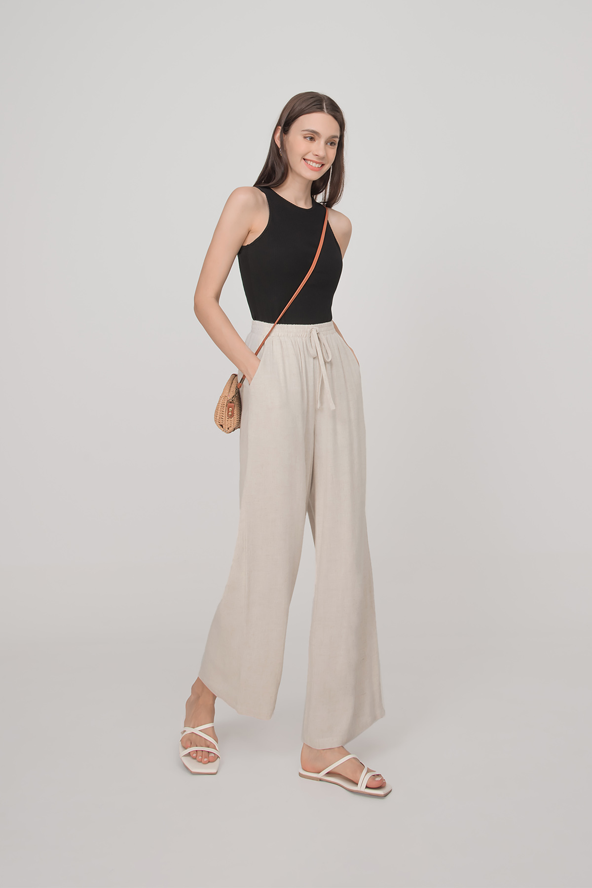 Fayth • Elis Linen Lounge Drawstring Pants