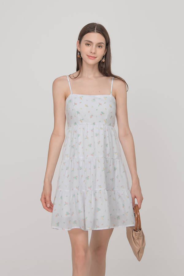 Spring Floral Tiered Dress