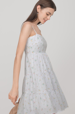 Spring Floral Tiered Dress