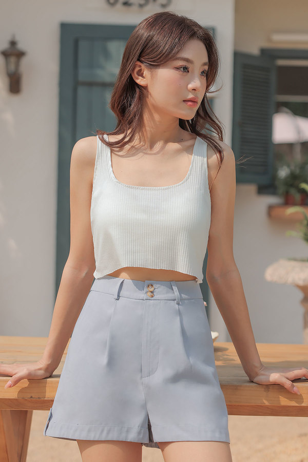 Glade High Waist Cuffed Shorts