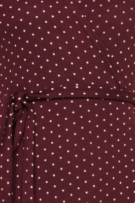Estelle Dotted Wrap Dress
