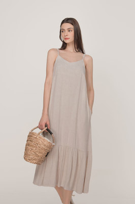 Paloma Linen Midi Dress