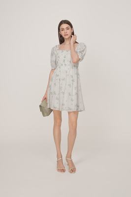 Callalily Shirred Pocket Dress