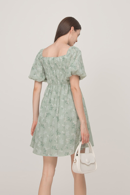 Callalily Shirred Pocket Dress