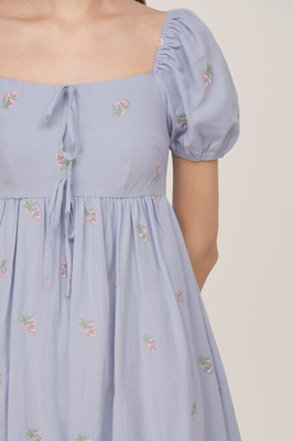 Chamomile Embroidered Babydoll Dress