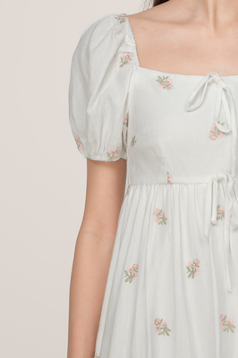 Chamomile Embroidered Babydoll Dress