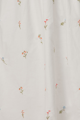 Ione Embroidered Babydoll Pocket Midi Dress