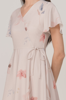 Fayth • Spring Bloom Flutter Sleeve Dress