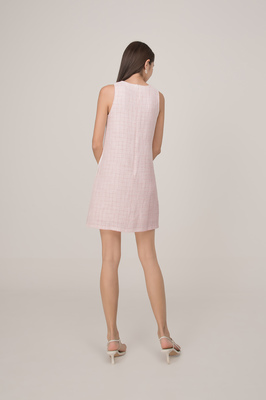 Diore Tweed Shift Dress