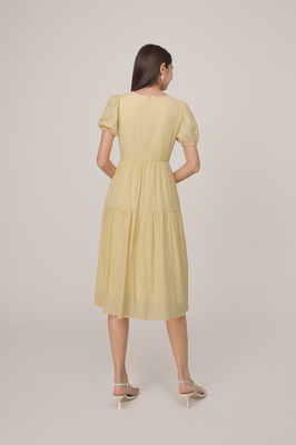 Nattie Textured Sleeved Pocket Dress