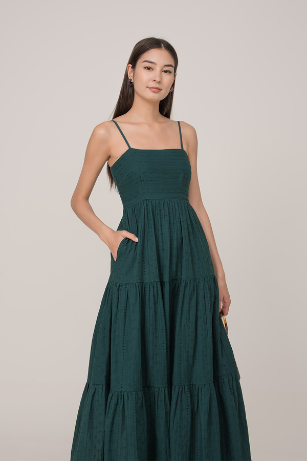 Maia Broderie Tiered Maxi Dress