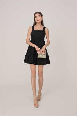 Cara Ruffle Babydoll Swing Dress