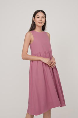 Yuri Babydoll Pocket Midi Dress