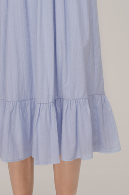 Calise Ruched Pocket Midi Dress