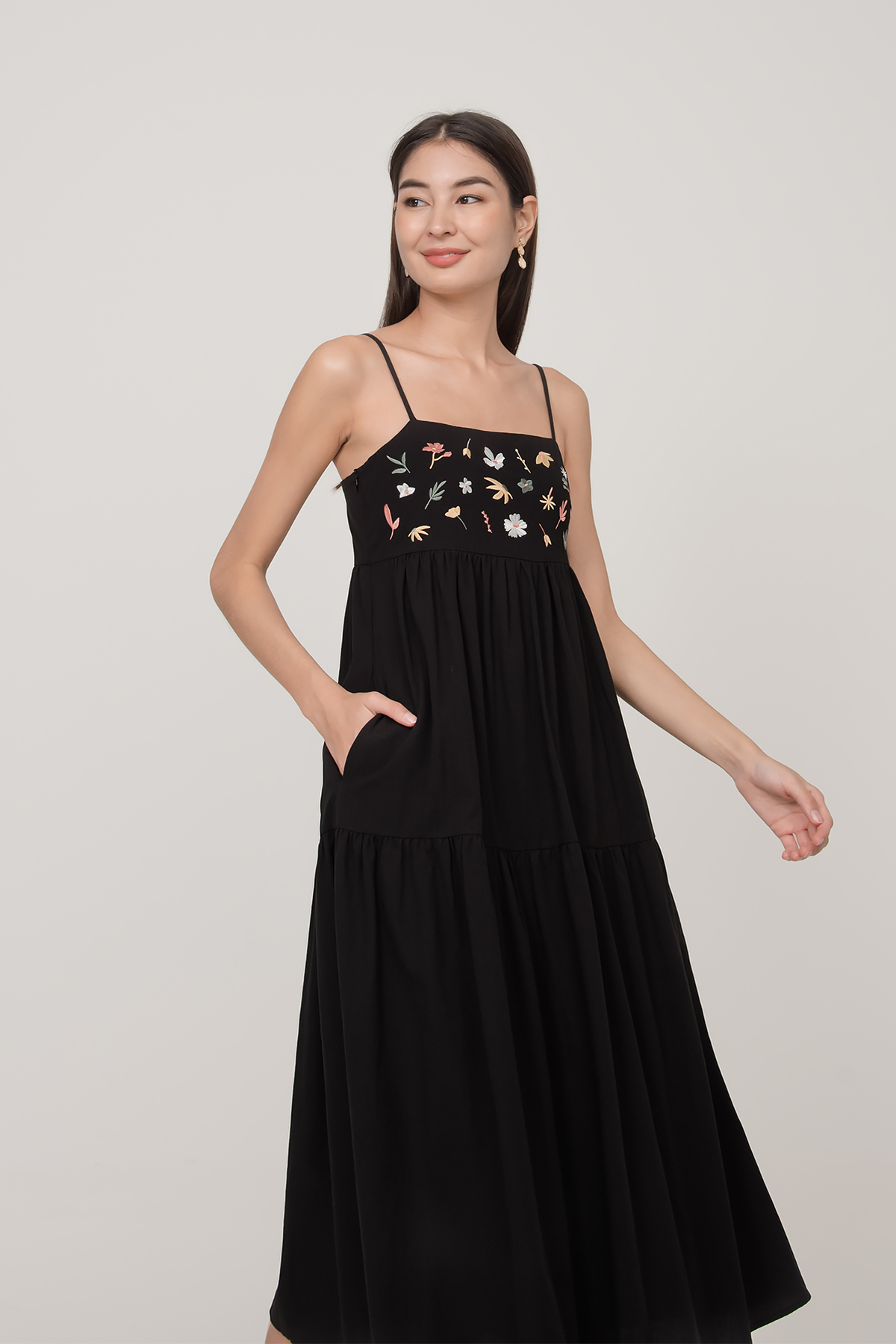Halter Neck Max Chiffon Dresses with Slit Wisteria main image 1