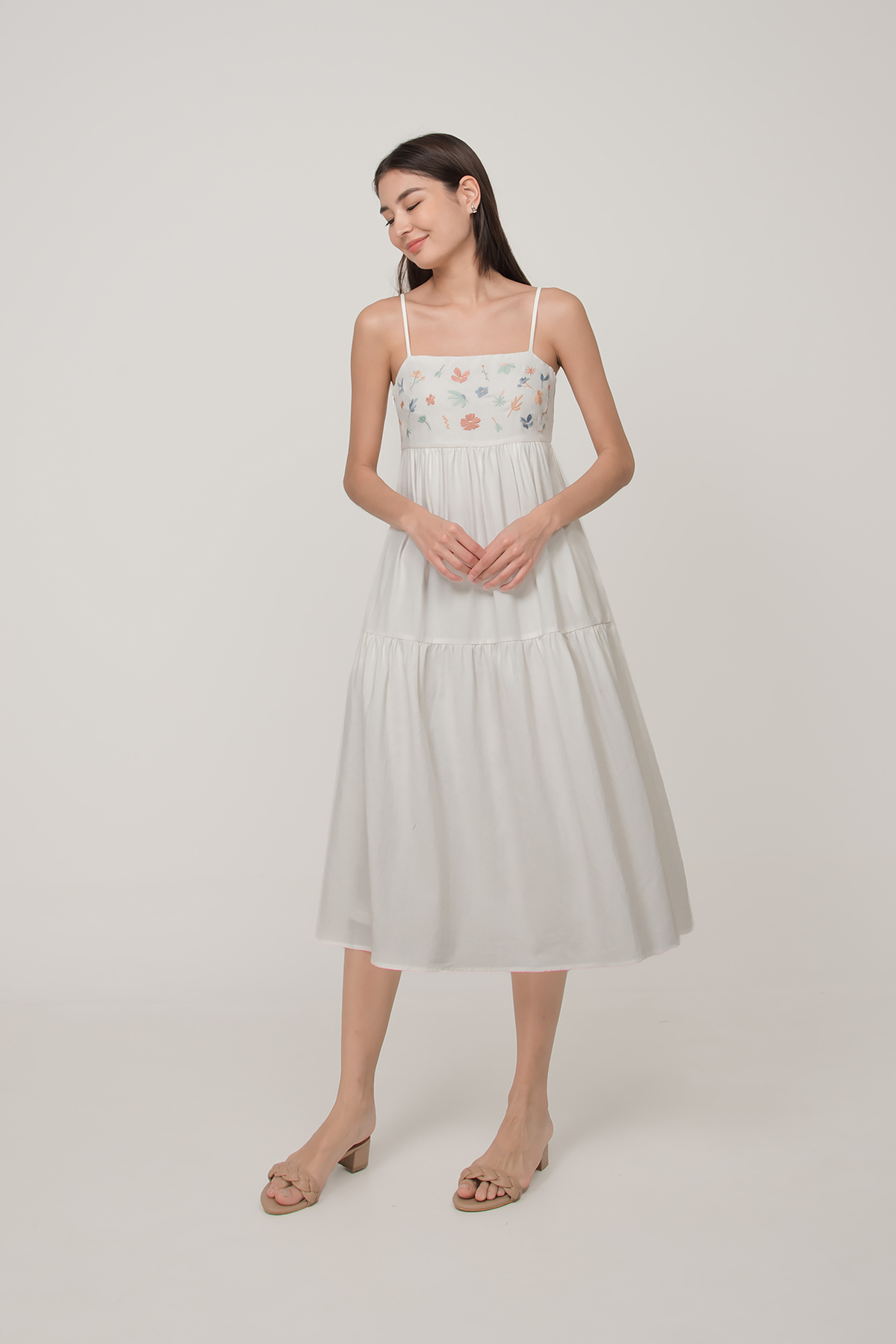 A-Line Strapless Tiered Prom Dress Wisteria main image 1