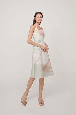 Luna Fit & Flare Midi Dress