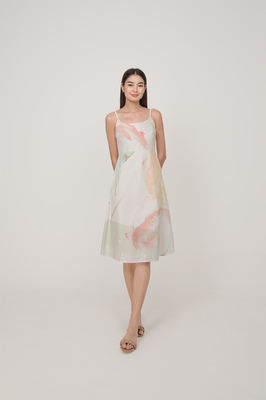 Luna Fit & Flare Midi Dress