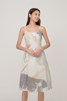 Luna Fit & Flare Midi Dress