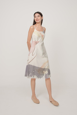 Luna Fit & Flare Midi Dress
