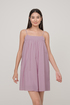 Louisa Dotted Gathered Summer Dress