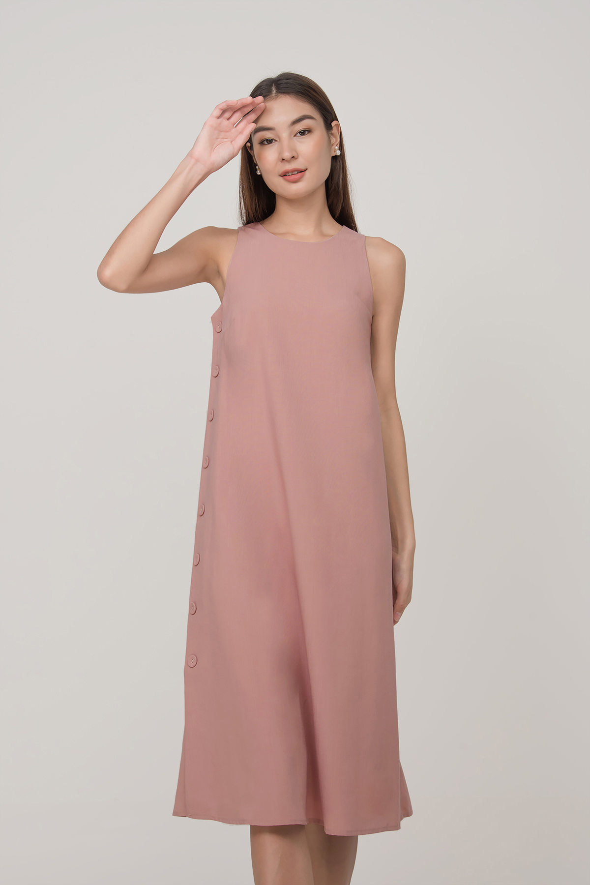 Fayth • Anetta Side Button Down Dress