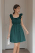 Alayna Textured Flutter Sleeve Dress