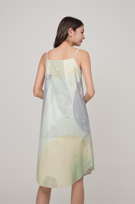 Vida Abstract Slip Dress