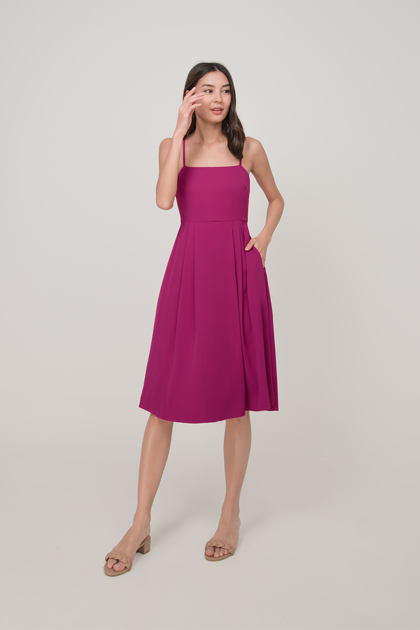 Audrey Fit & Flare Midi Dress