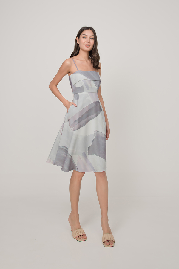 Hue Fit & Flare Midi Dress