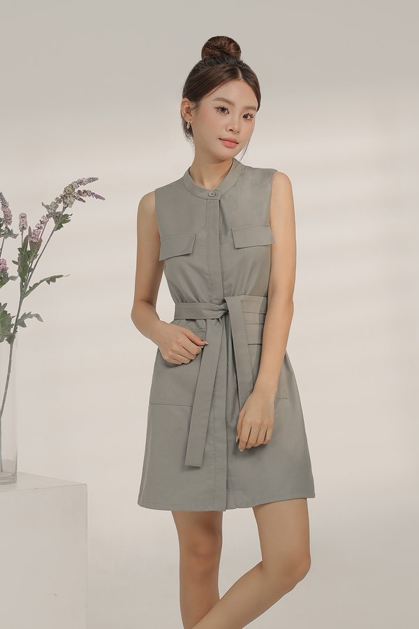 Carter Belted Utility Dress