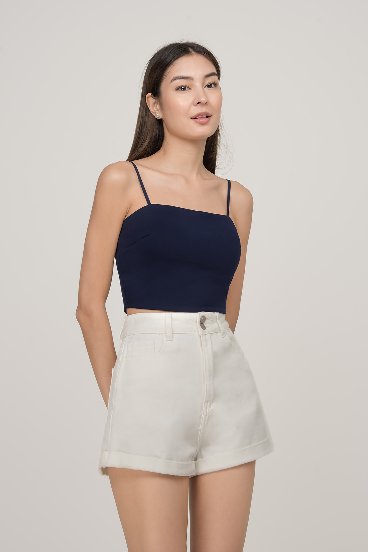 Be-Free Drawstring Cropped Short Sleeve (with Pads) – andar Singapore