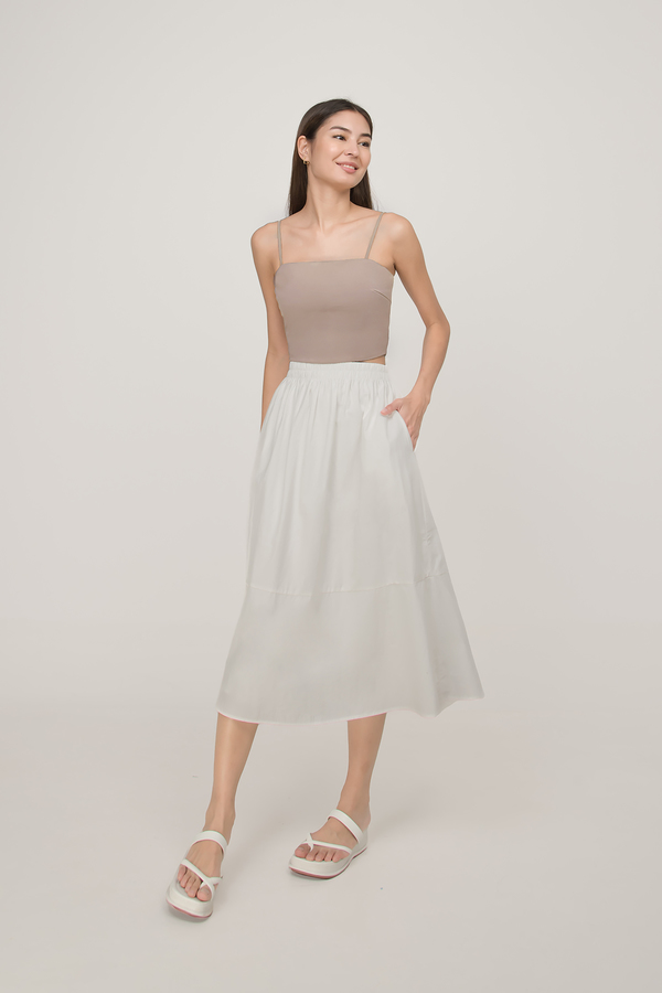 Aries Cotton Pocket Midi Skirt