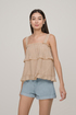 Holly Striped Babydoll Top