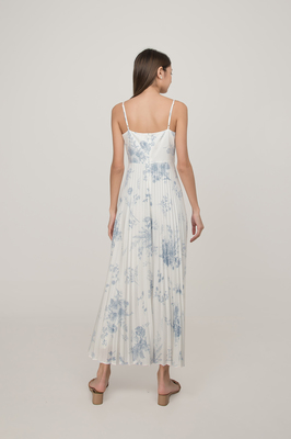 Wallpaper Pleated Wide Leg Jumpsuit
