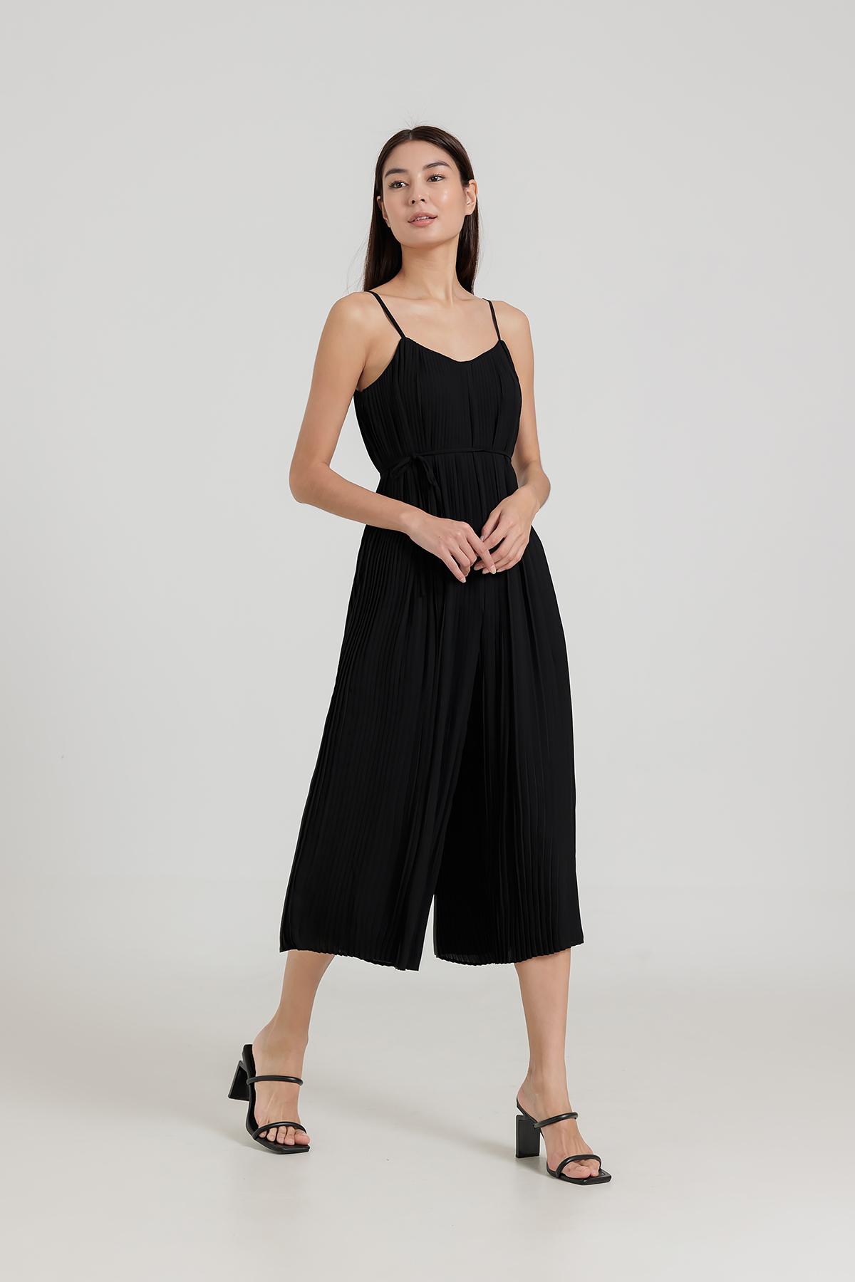 Fayth - Jacques Pleated Maxi Jumpsuit