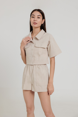 Zoey Relaxed Crop Shirt